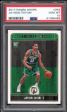 2017 Panini Hoops #253 Jayson Tatum RC Rookie Celtics PSA 10 GEM MINT