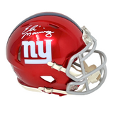 Eli Manning New York Giants Signed Riddell Flash Mini Helmet BAS Fanatics