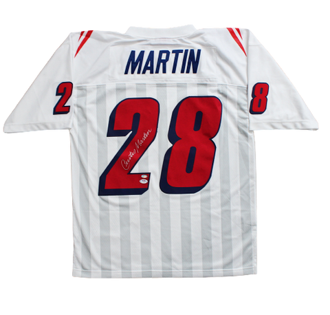 Curtis Martin New England Patriots Signed White Auth Mitchell & Ness Jersey PSA