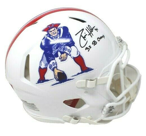 Donta Hightower New England Patriots Signed Speed Authentic Throwback Helmet JSA