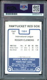 1984 TCMA  #22 Roger Clemens RC Pawtucket Red Sox PSA/DNA Auto GEM MINT 10