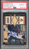 1999 SP Top Prospects Game Used Bat Ken Griffey Jr. PSA/DNA Auto GEM MINT 10