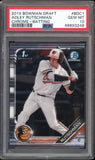 2019 Bowman Draft Chrome #BDC1 Aldey Rutschman RC Rookie Orioles PSA 10 GEM MINT