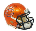 Justin Fields Chicago Bears Signed Riddell Flash Mini Helmet BAS Witness