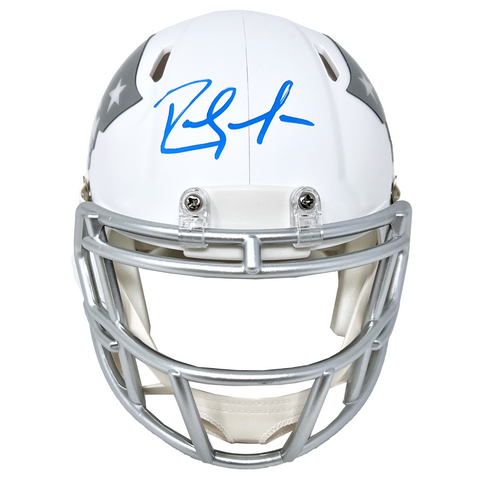 Randy Moss New England Patriots Signed Riddell ICE Mini Helmet BAS Beckett