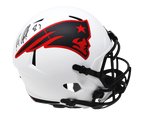 Rob Gronkowski New England Patriots Signed Full Size Replica Lunar Helmet JSA