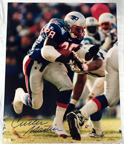 Curtis Martin New England Patriots Signed Autographed 16x20 Photo