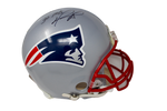 David Ortiz Red Sox Patriots Signed FS Proline Authentic Helmet "Go Pats" JSA