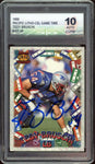 1996 Pacific Game Time #GT-49 Tedy Bruschi RC Rookie Patriots Alumni DGA 10 Auto