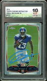 2014 Topps Chrome Refractor Odell Beckham Jr. RC Rookie Giants BAS DGA 10 Auto