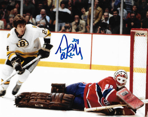 Terry O'Reilly Boston Bruins Signed 8x10 Photo vs Canadiens JSA