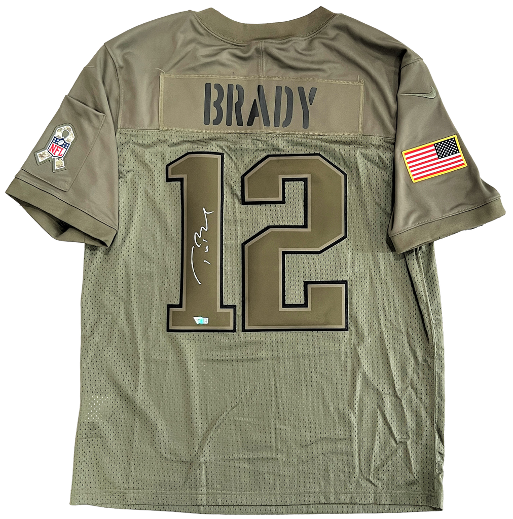 Tom Brady New England Patriots Signed Salute to Service Nike
