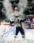 Tedy Bruschi New England Patriots Signed Autographed Snow Play 8x10 Photo