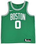 Jayson Tatum Boston Celtics Signed NBA Green Nike Swingman Jersey FANATICS
