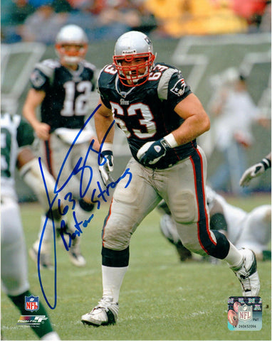 Joe Andruzzi New England Patriots Signed Autographed 8x10 Photo Boston Strong