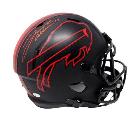Josh Allen Buffalo Bills Signed Full Size Replica Eclipse Helmet Beckett BAS