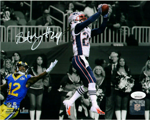 Stephon Gilmore New England Patriots Signed Autographed SB 53 GW INT 8x10 JSA