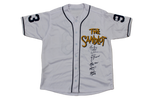 The Sandlot Movie Cast Signed Custom Baseball Jersey 6 Signatures JSA