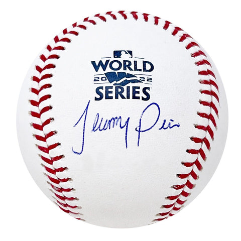 Jeremy Peña Houston Astros Signed 2022 World Series Official MLB Baseball