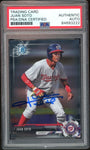 2017 Bowman Draft Chrome #BDC162 Juan Soto RC PSA/DNA Authentic Auto Padres