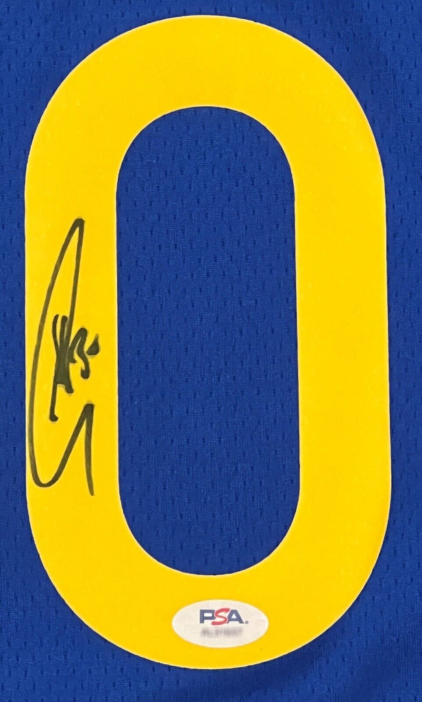 Stephen Curry Golden State Warriors Signed Blue NBA Swingman Nike