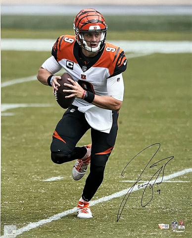 Joe Burrow Cincinnati Bengals Signed Authentic Away 16x20 Photo Fanatics