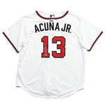 Ronald Acuna Jr. Atlanta Braves Signed Authentic Nike Jersey USA SM Authentication