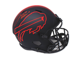 Josh Allen Buffalo Bills Signed Authentic Eclipse Full Size Helmet Beckett BAS