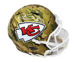 Patrick Mahomes Kansas City Chiefs Signed Camo Speed Replica Helmet BAS