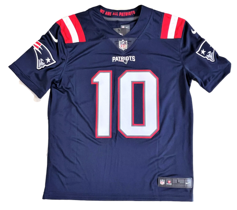 Mac Jones New England Patriots Signed Navy Home Nike Limited Jersey BA –  Diamond Legends Online