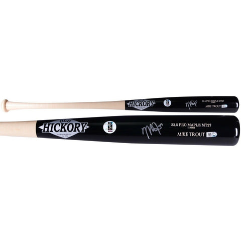 Mike Trout Los Angeles Angels Signed Autograph Game Model Bat MLB Fanatics