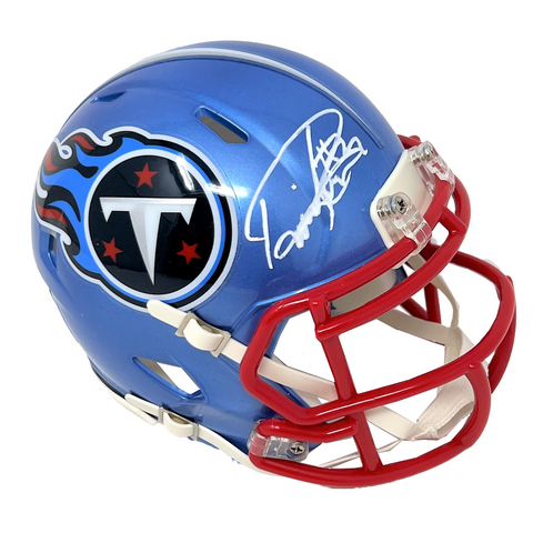 Derrick Henry Tennessee Titans Signed Riddell Flash Mini Helmet BAS Beckett