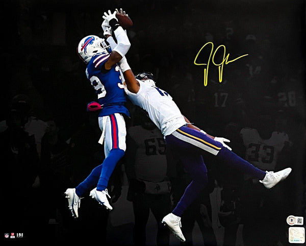 Justin Jefferson Autographed Vikings 16x20 HM ONE HAND CATCH PHOTO-Bec –  Super Sports Center