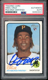 2022 Topps Heritage #157 Oneil Cruz Pirates RC Rookie PSA/DNA Authentic Auto