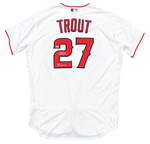 Mike Trout Angels Signed The Goat Inscribed Authentic Nike White Jersey MLB Holo