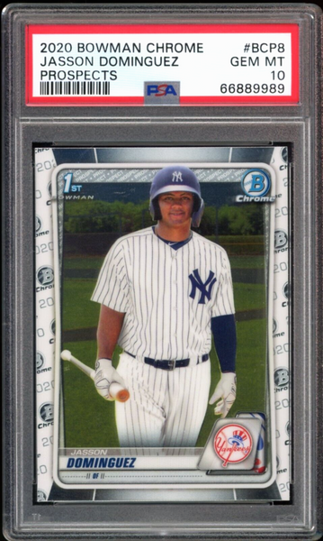 Jasson Dominguez New York Yankees Autographed 2020 Bowman