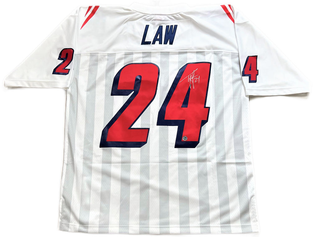ty law authentic jersey
