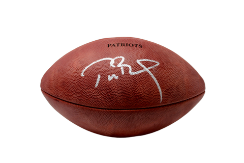 Tom Brady New England Patriots Signed NFL Duke Patriots Game Football TRISTAR