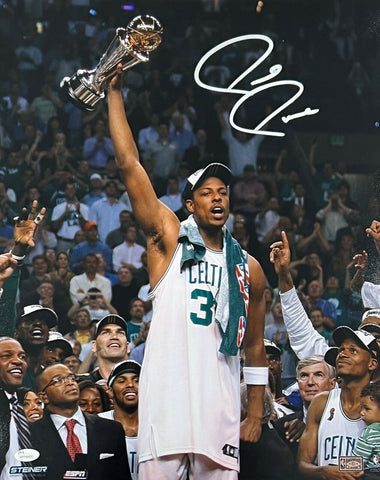 Paul Pierce Boston Celtics Signed 16x20 Photo 2008 NBA Finals Champions JSA