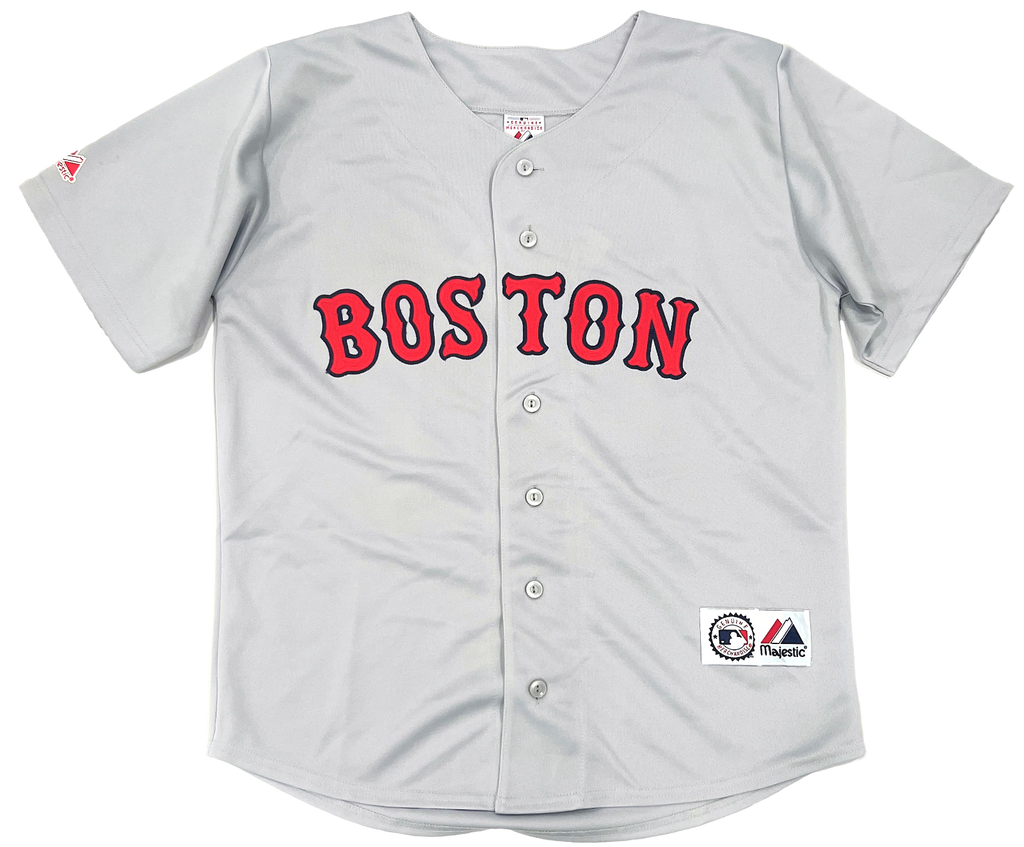 Roger Clemens Autographed Boston Red Sox Grey Majestic Jersey- JSA W Auth *2