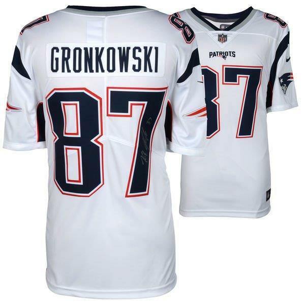 Rob Gronkowski New England Patriots Signed Autographed Nike