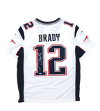 Tom Brady New England Patriots Signed Nike White Limited Jersey Fanatics