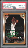 1998 Topps #135 Paul Pierce RC Rookie PSA/DNA Auto Grade GEM MINT 10 Fanatics