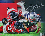 Julian Edelman New England Patriots Signed SB LI 'The Catch' 16x20 Photo JSA