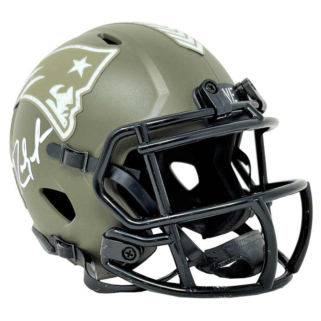 New England Patriots Riddell Salute To Service Mini Helmet