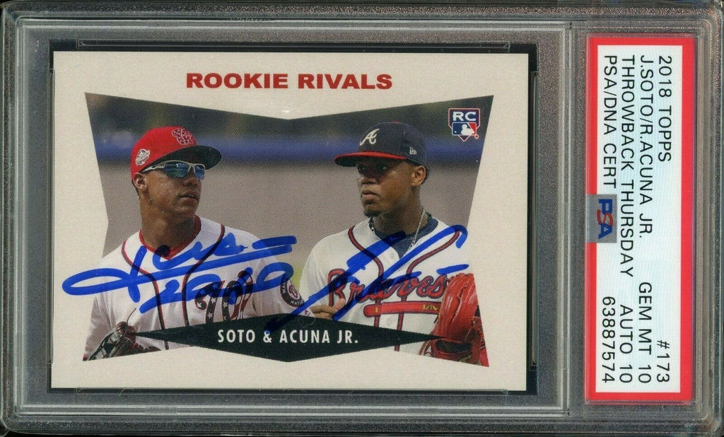 RONALD ACUNA JR. AUTOGRAPHED HAND SIGNED CUSTOM FRAMED ATLANTA BRAVES JERSEY  - Signature Collectibles
