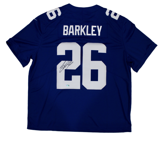 Saquon Barkley New York Giants Signed Autograph Nike Limited Jersey Fa –  Diamond Legends Online