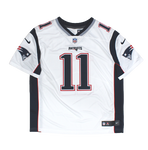 Julian Edelman New England Patriots Signed White Nike Limited Jersey JSA
