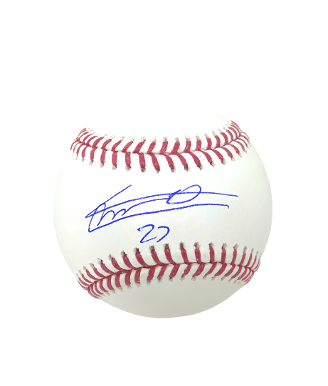 Vladimir Guerrero Jr. Toronto Blue Jays Signed OMLB Major League Baseball  BAS