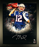 Tom Brady New England Patriots Signed Framed 20x24 Photo In Focus Fanatics